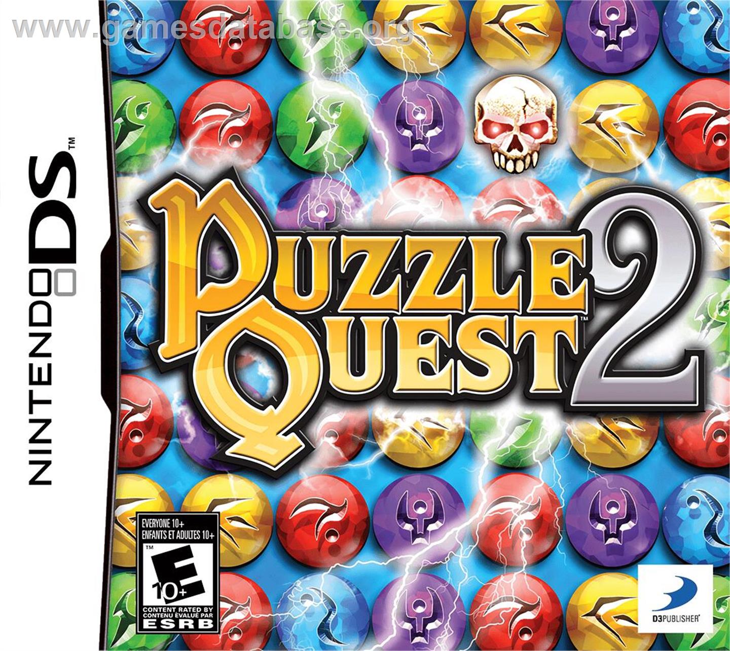 Puzzle Quest 2 - Nintendo DS - Artwork - Box