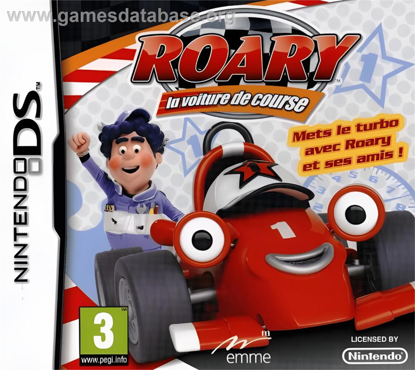 Roary - La Voiture De Course - Nintendo DS - Artwork - Box
