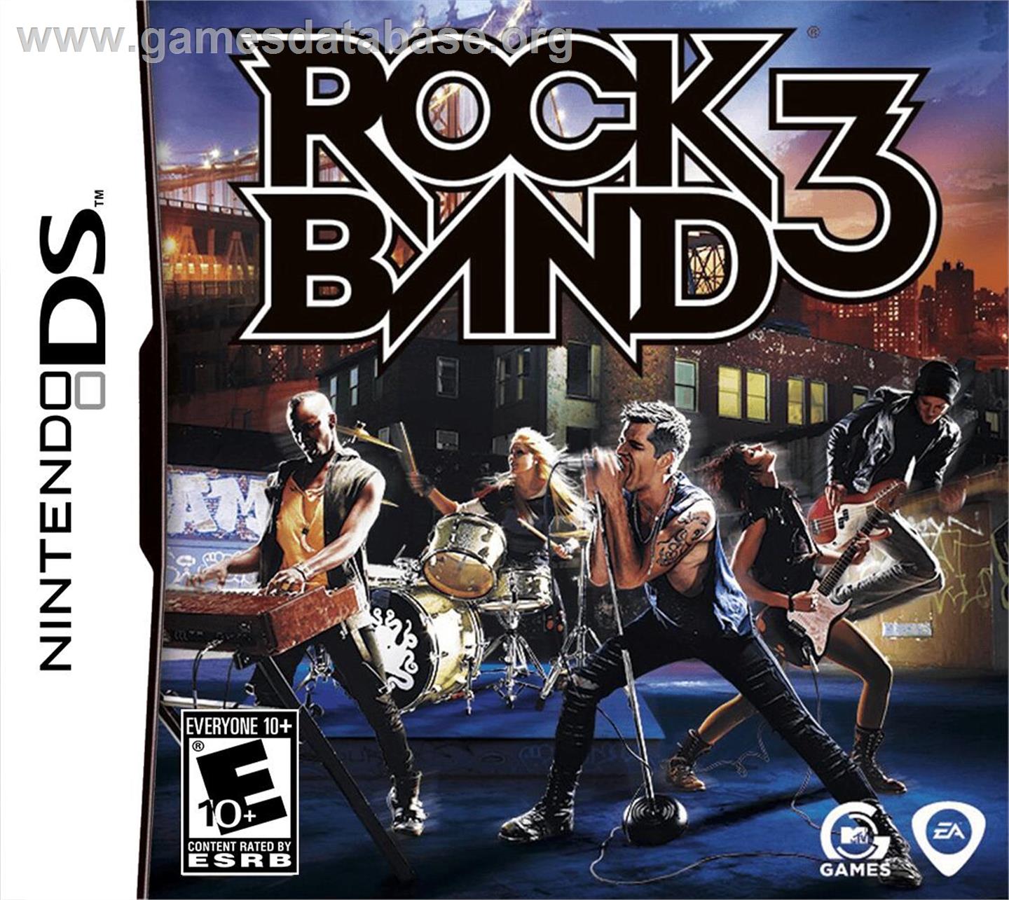 Rock Band 3 - Nintendo DS - Artwork - Box