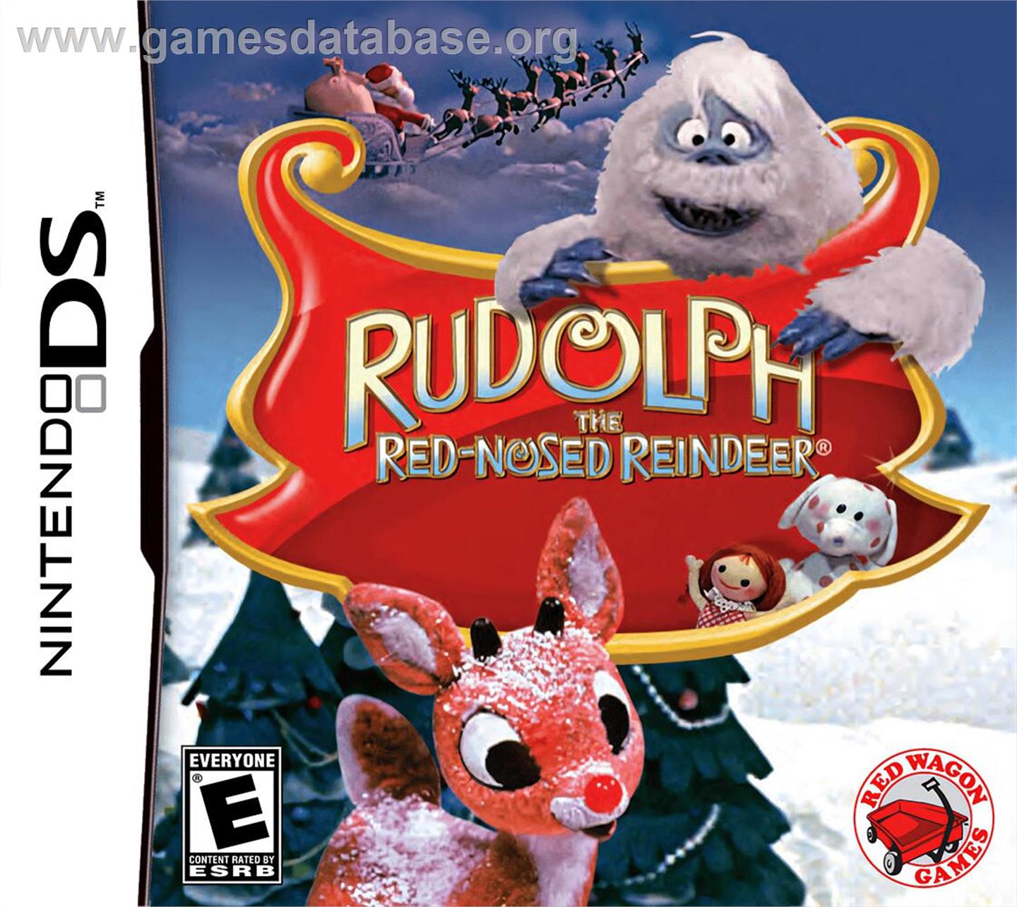 Rudolph - The Red-nosed Reindeer - Nintendo DS - Artwork - Box