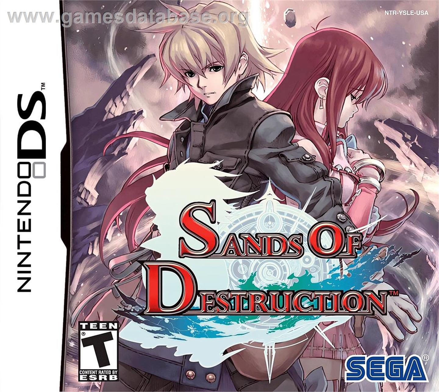 Sands Of Destruction - Nintendo DS - Artwork - Box