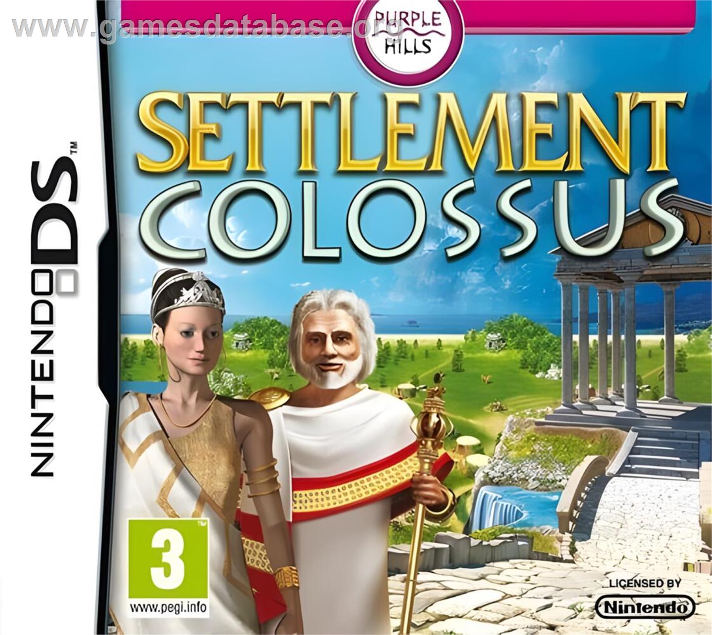 Settlement - Colossus - Nintendo DS - Artwork - Box