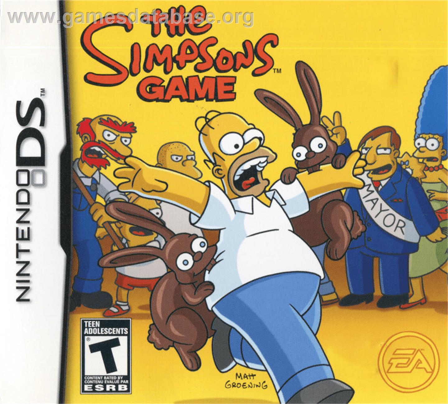 Simpsons Game - Nintendo DS - Artwork - Box