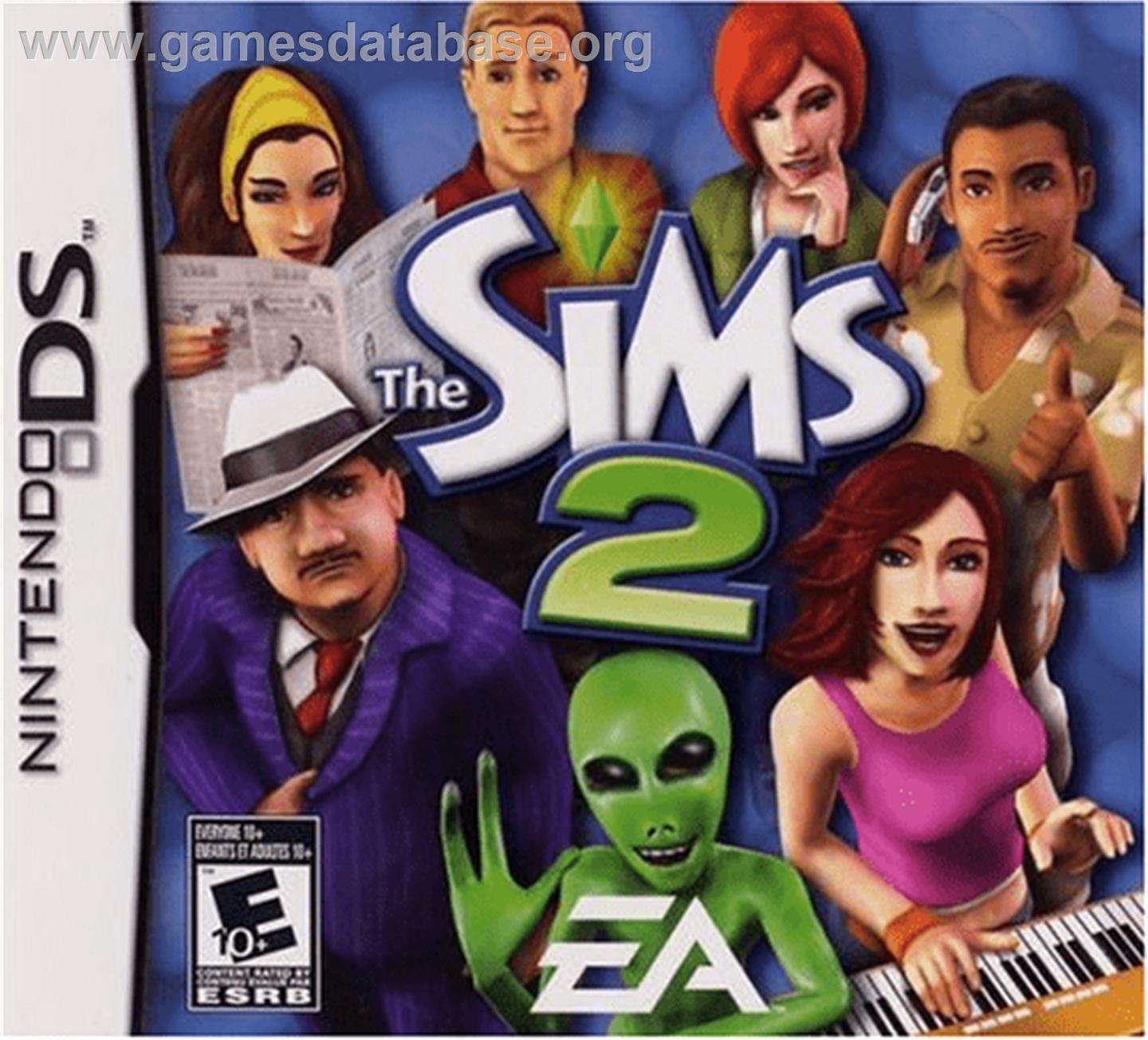 Sims 2 - Nintendo DS - Artwork - Box