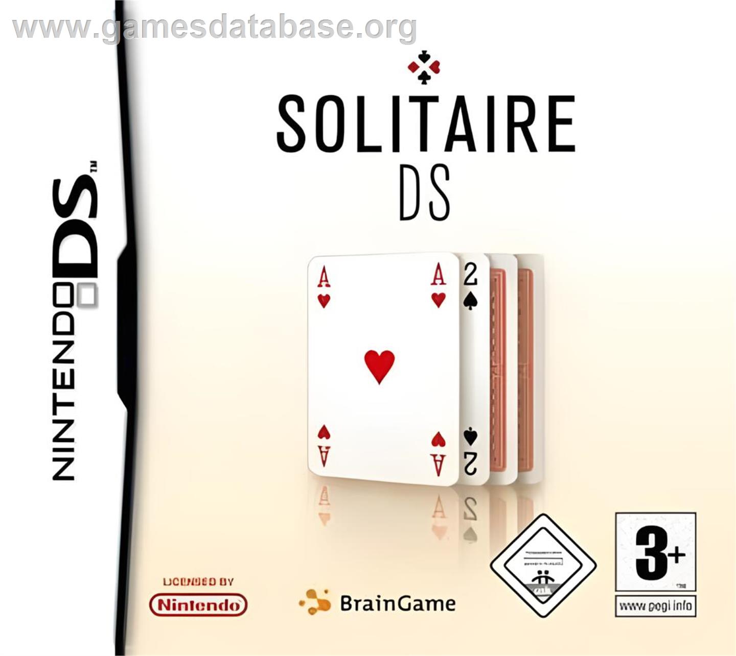 Solitaire - Nintendo DS - Artwork - Box