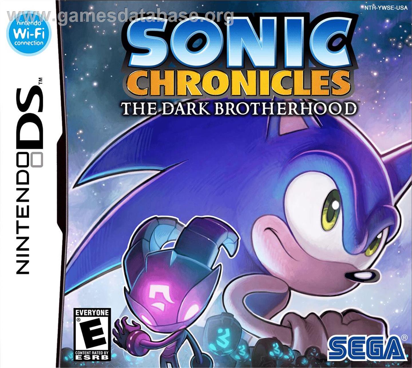 Sonic Chronicles - La Confrérie Des Ténèbres - Nintendo DS - Artwork - Box