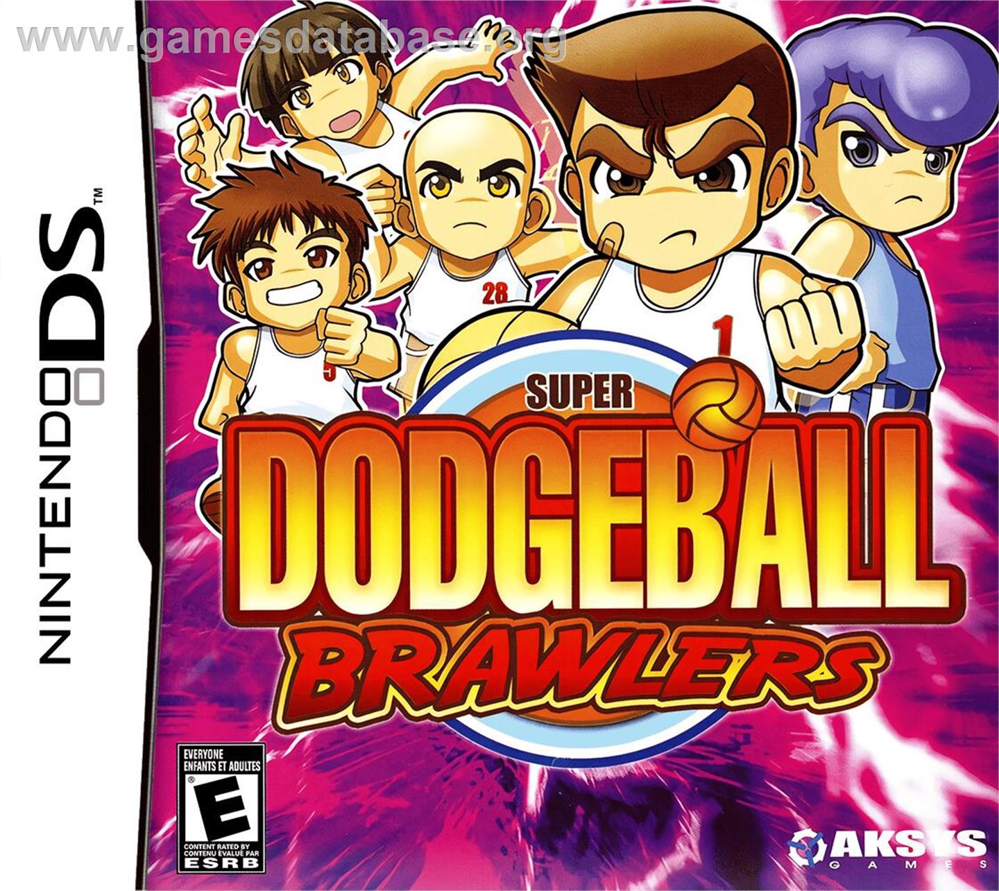 Super Dodgeball Brawlers - Nintendo DS - Artwork - Box