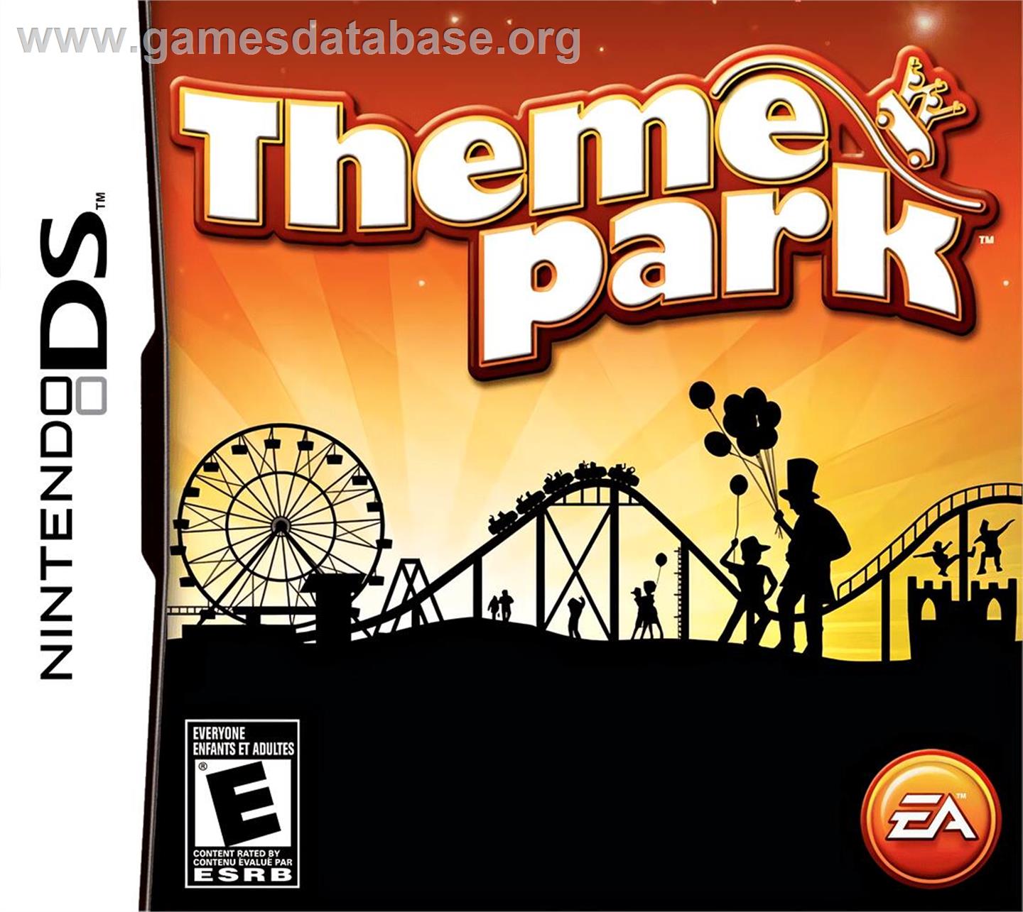 Theme Park - Nintendo DS - Artwork - Box