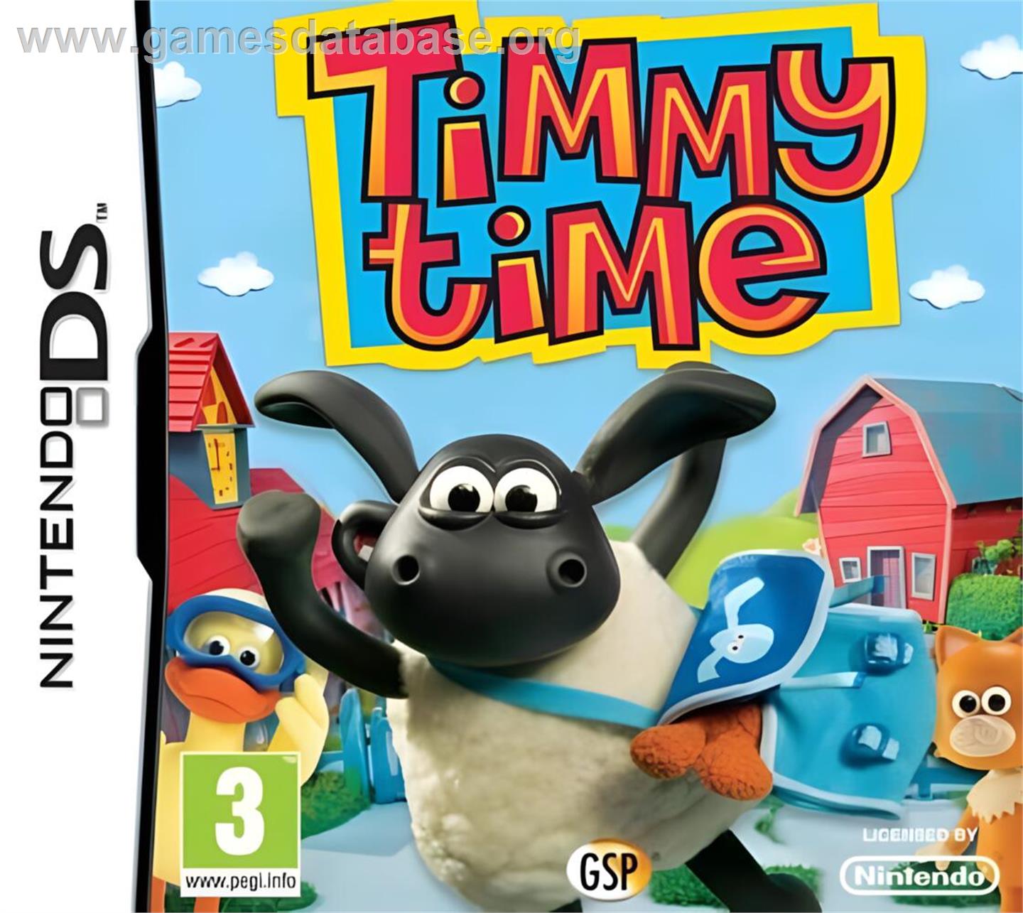 Timmy Time - Nintendo DS - Artwork - Box