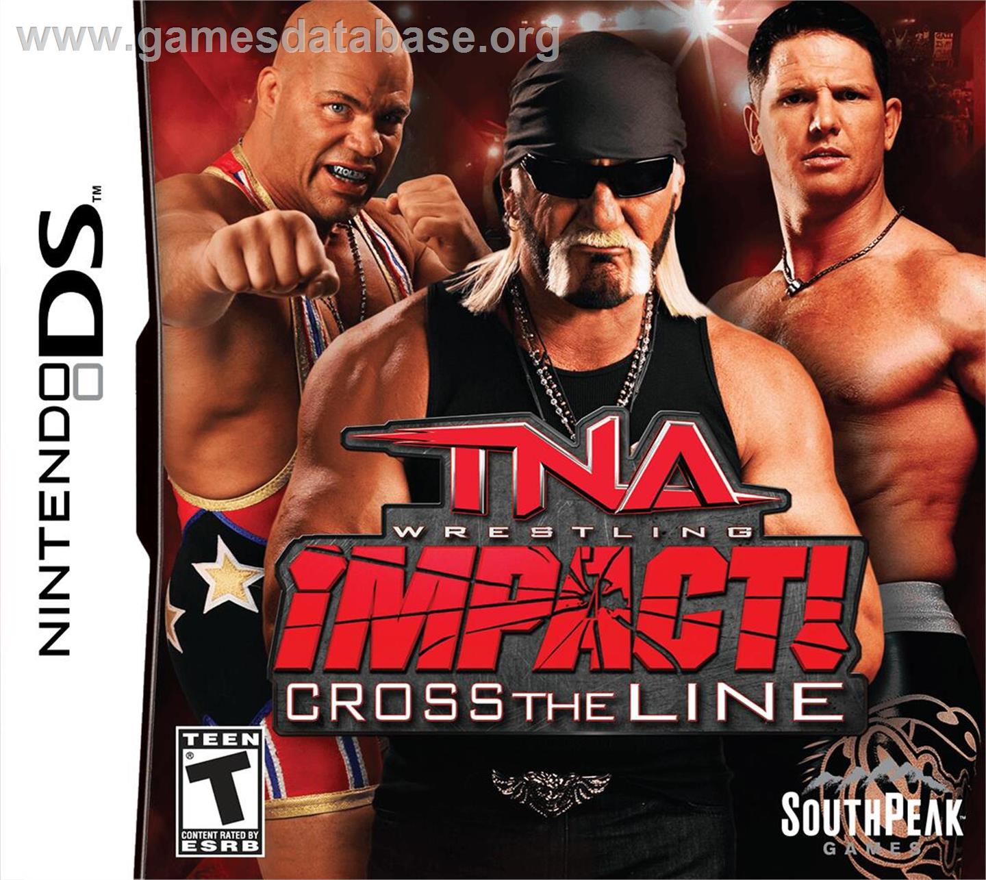 Tna Impact! - Cross The Line - Nintendo DS - Artwork - Box
