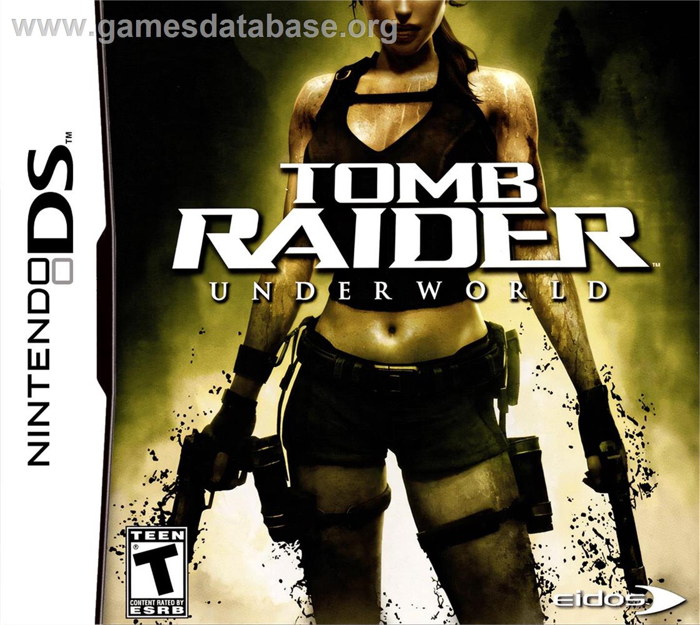 Tomb Raider Underworld - Nintendo DS - Artwork - Box