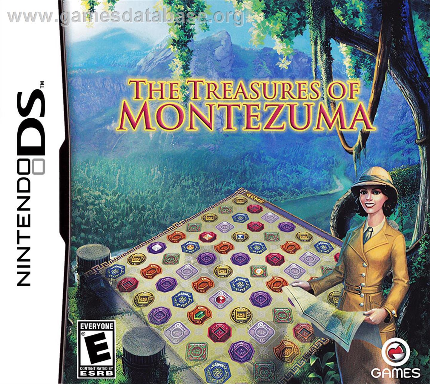 Treasures Of Montezuma, The - Nintendo DS - Artwork - Box