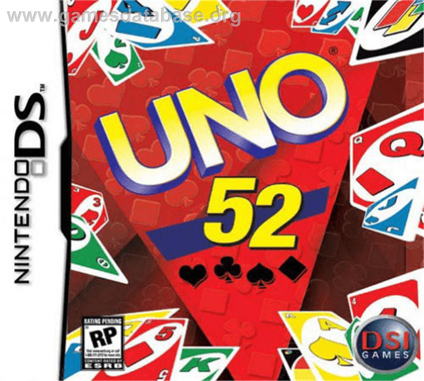Uno 52 - Nintendo DS - Artwork - Box