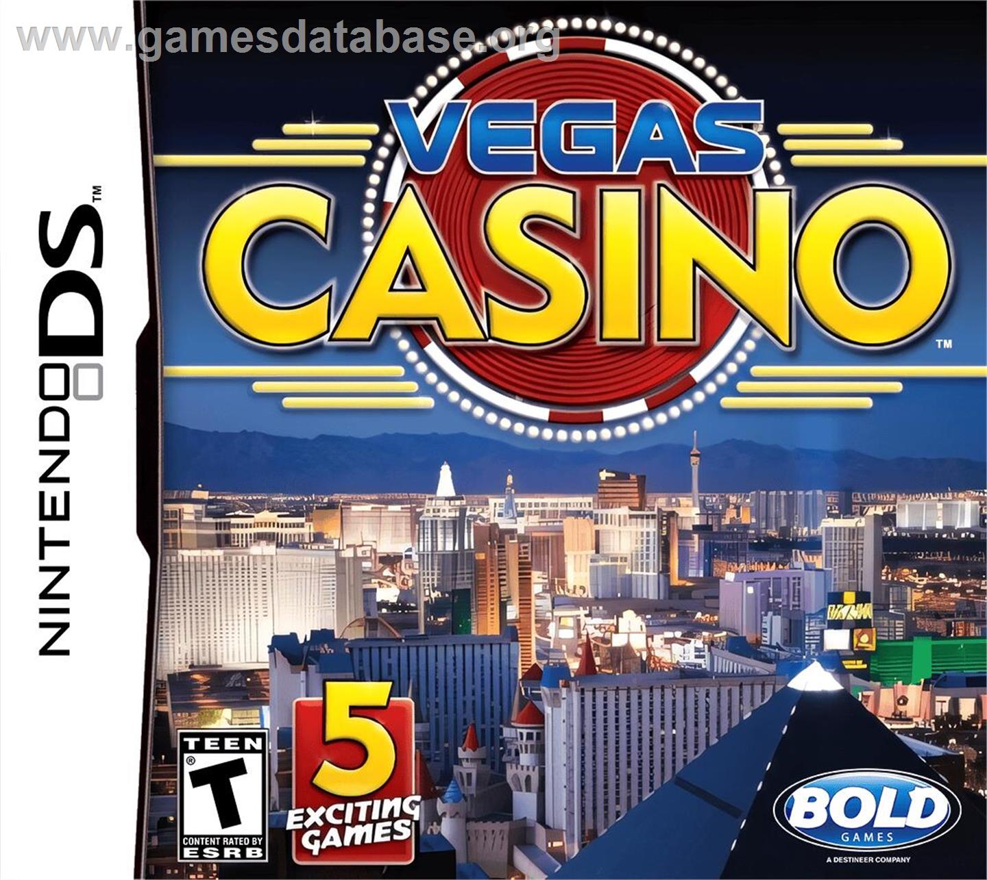 Vegas Casino - Nintendo DS - Artwork - Box