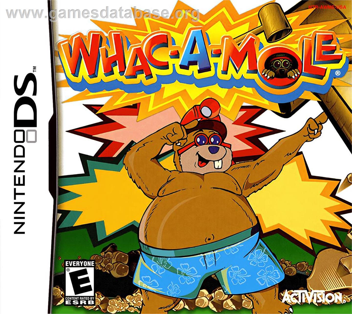 Whac-a-mole - Nintendo DS - Artwork - Box