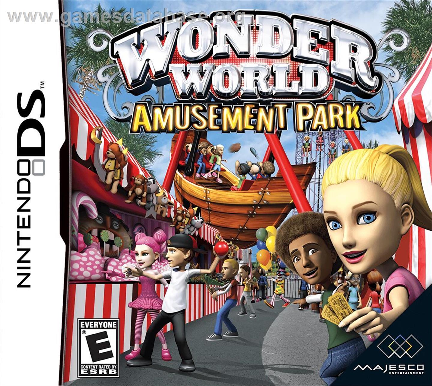 Wonder World Amusement Park - Nintendo DS - Artwork - Box