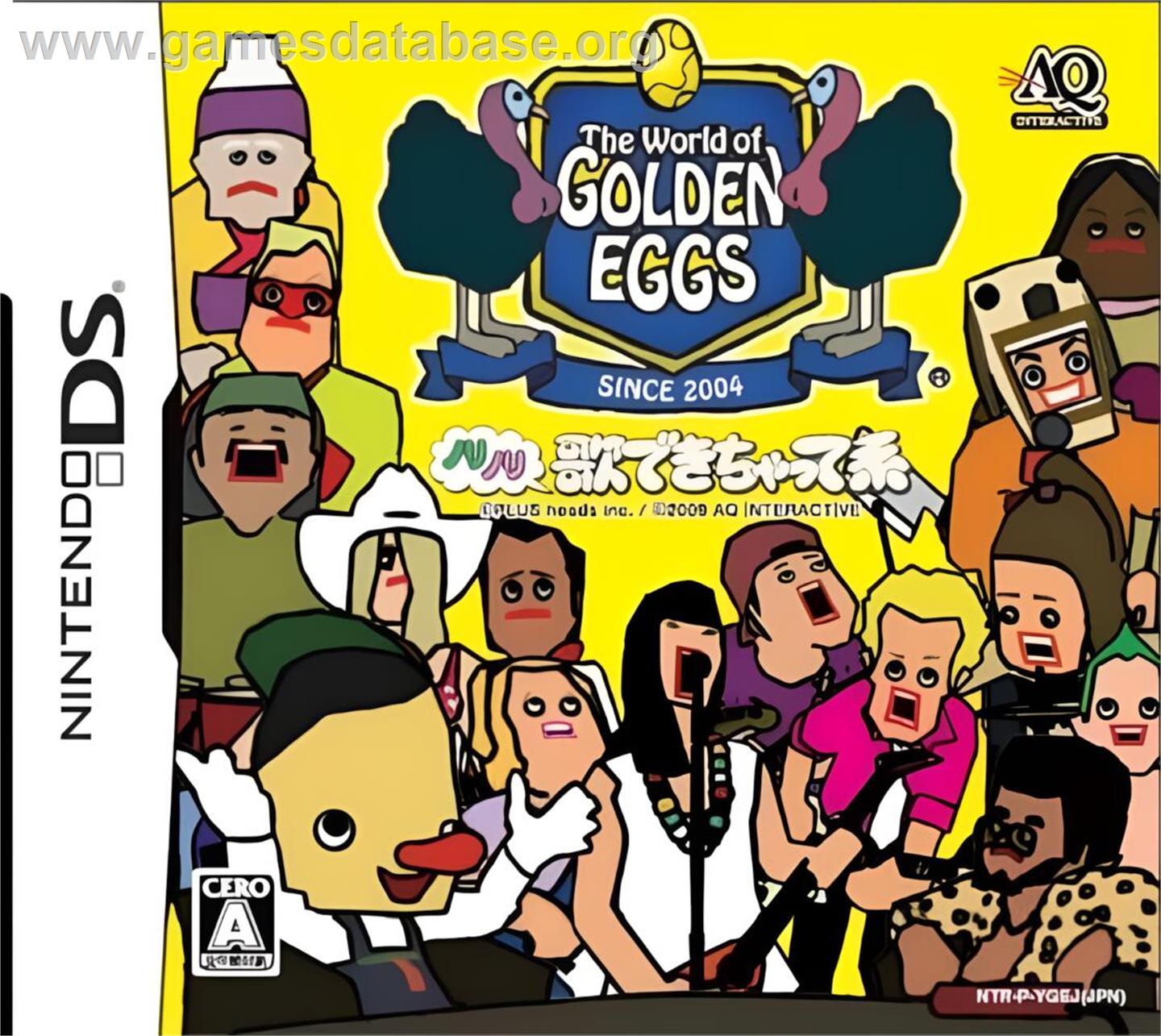 World Of Golden Eggs, The - Nori Nori Uta Dekichatte Kei - Nintendo DS - Artwork - Box