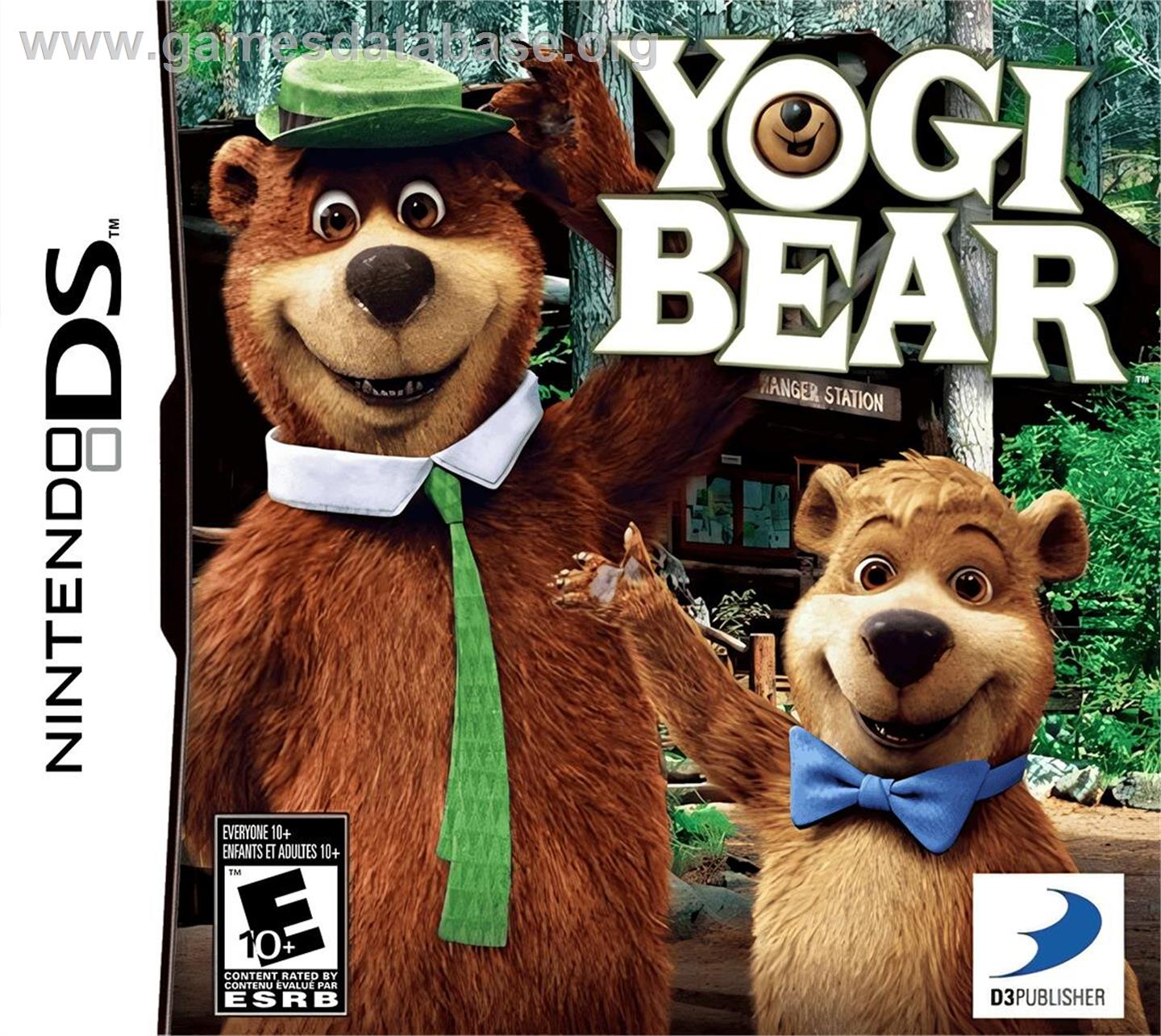 Yogi Bear - Nintendo DS - Artwork - Box