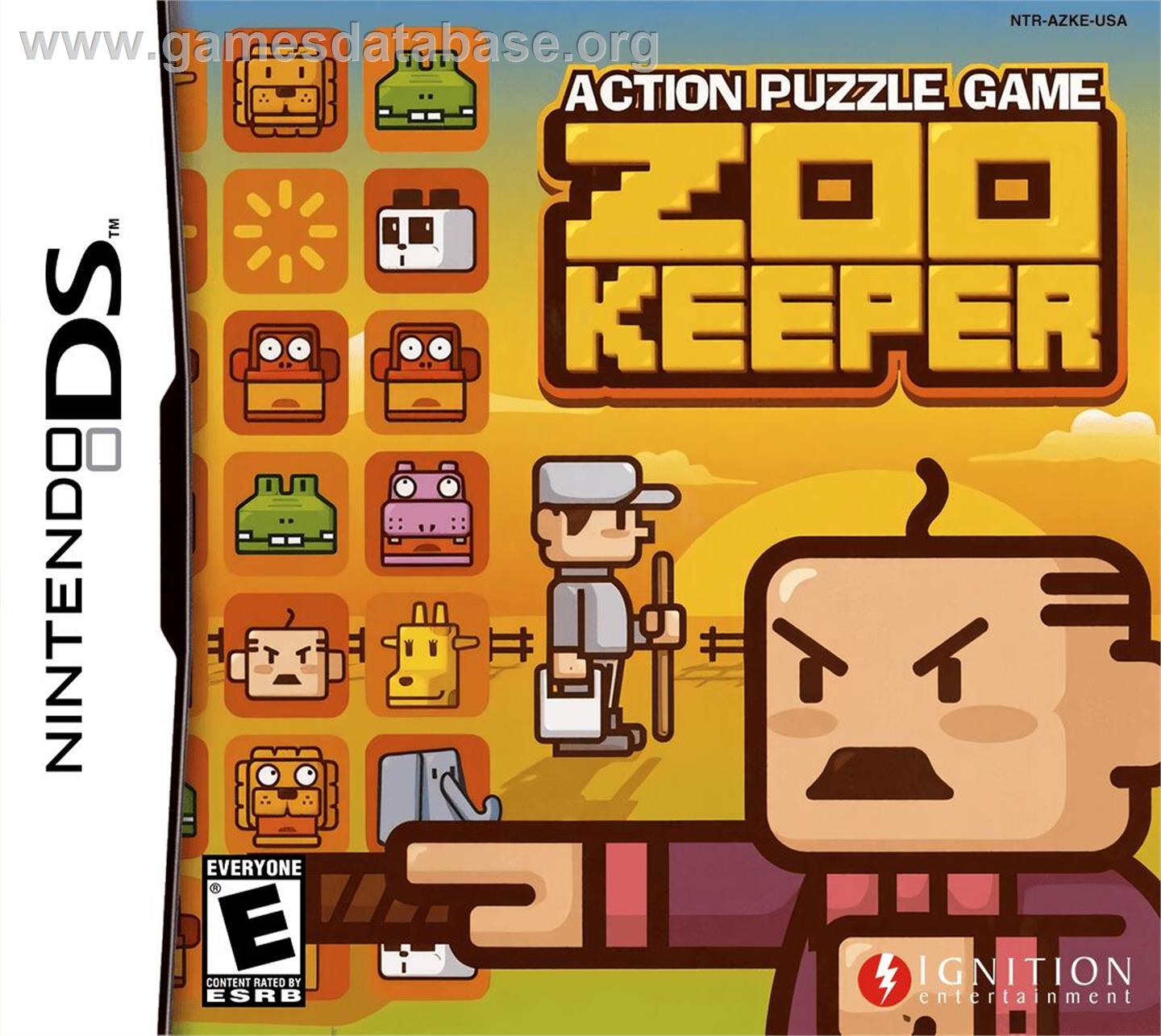 Zoo Keeper - Nintendo DS - Artwork - Box