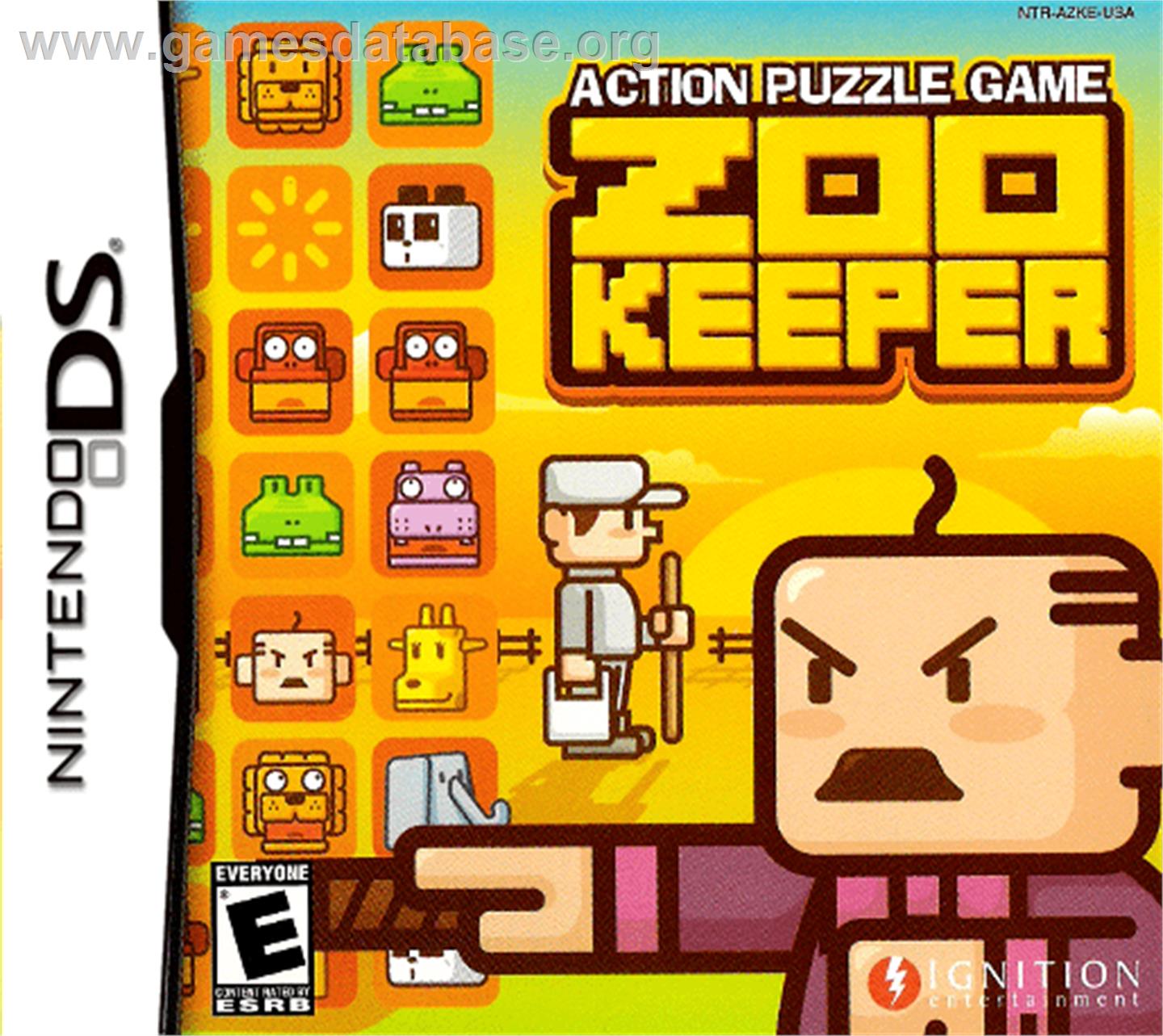 Zoo Keeper - Nintendo DS - Artwork - Box