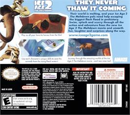 Box back cover for Age De Glace 2, L' on the Nintendo DS.