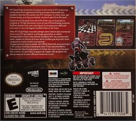Box back cover for Atv Quad Kings on the Nintendo DS.