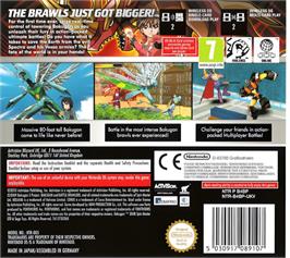 Box back cover for Bakugan Battle Brawlers - Les Protecteurs De La Terre on the Nintendo DS.