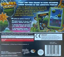 Box back cover for Chainz Galaxy on the Nintendo DS.