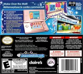 Box back cover for Charm Girls Club - My Fashion Mall on the Nintendo DS.