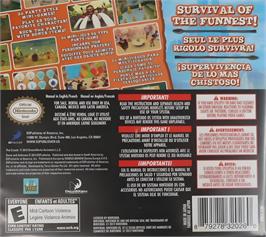 Box back cover for Croods - Fête Préhistorique, Les on the Nintendo DS.