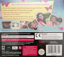 Box back cover for Grand Galop on the Nintendo DS.