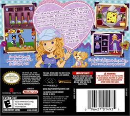Box back cover for Holly Hobbie And Friends on the Nintendo DS.