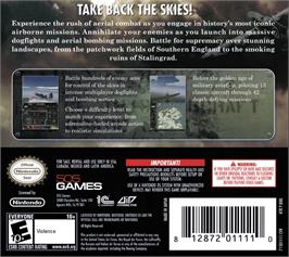 Box back cover for Il-2 Sturmovik - Birds Of Prey on the Nintendo DS.