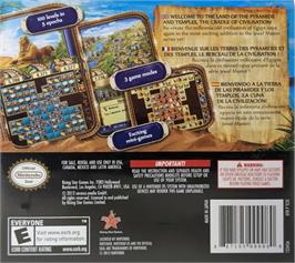 Box back cover for Jewel Master - Cradle Of Egypt on the Nintendo DS.