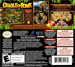 Box back cover for Jewel Master - Cradle Of Rome on the Nintendo DS.