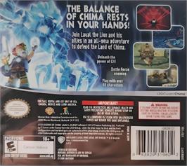 Box back cover for Lego Legends Of Chima - Le Voyage De Laval on the Nintendo DS.