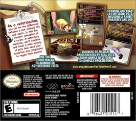 Box back cover for Pet Pals - Animal Doctor on the Nintendo DS.