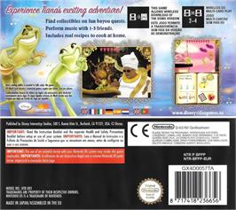 Box back cover for Princesse Et La Grenouille, La on the Nintendo DS.