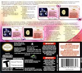 Box back cover for Russell Grant's Astrology on the Nintendo DS.