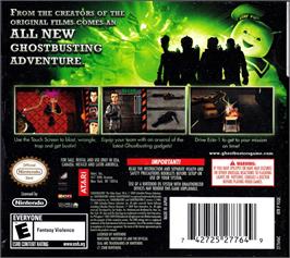 Box back cover for S.o.s. Fantômes - Le Jeu Vidéo on the Nintendo DS.