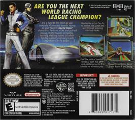 Box back cover for Speed Racer - Le Jeu Vidéo on the Nintendo DS.