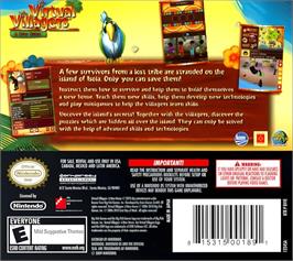 Box back cover for Virtual Villagers - Un Nouveau Chez-soi on the Nintendo DS.