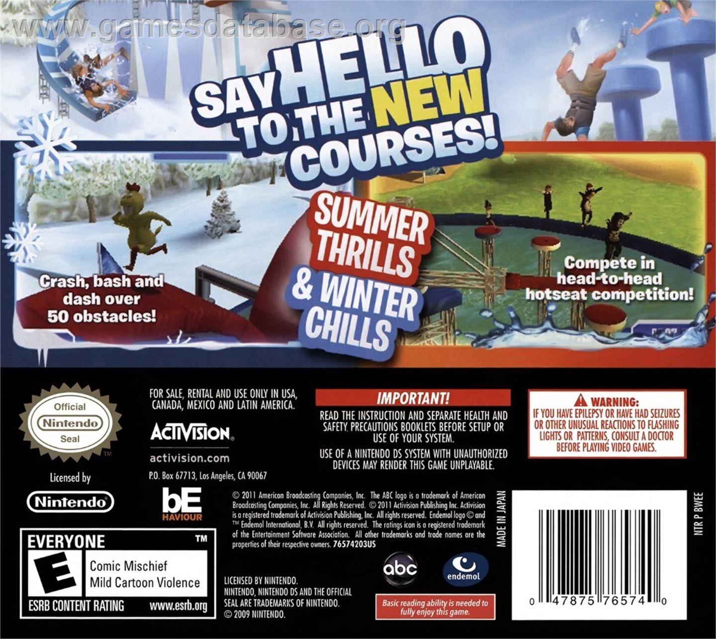 Wipeout 2 - Nintendo DS - Artwork - Box Back
