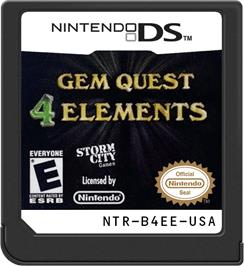 Cartridge artwork for 4 Elements on the Nintendo DS.
