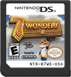 Cartridge artwork for 7 Wonders 2 on the Nintendo DS.