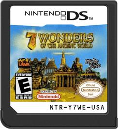 Cartridge artwork for 7 Wonders Of The Ancient World on the Nintendo DS.
