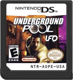 Cartridge artwork for Actua Pool on the Nintendo DS.