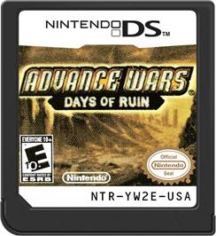 Cartridge artwork for Advance Wars - Days Of Ruin on the Nintendo DS.