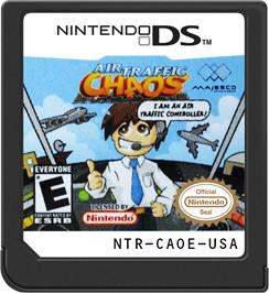 Cartridge artwork for Air Traffic Chaos on the Nintendo DS.
