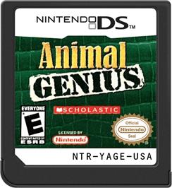Cartridge artwork for Animal Genius on the Nintendo DS.